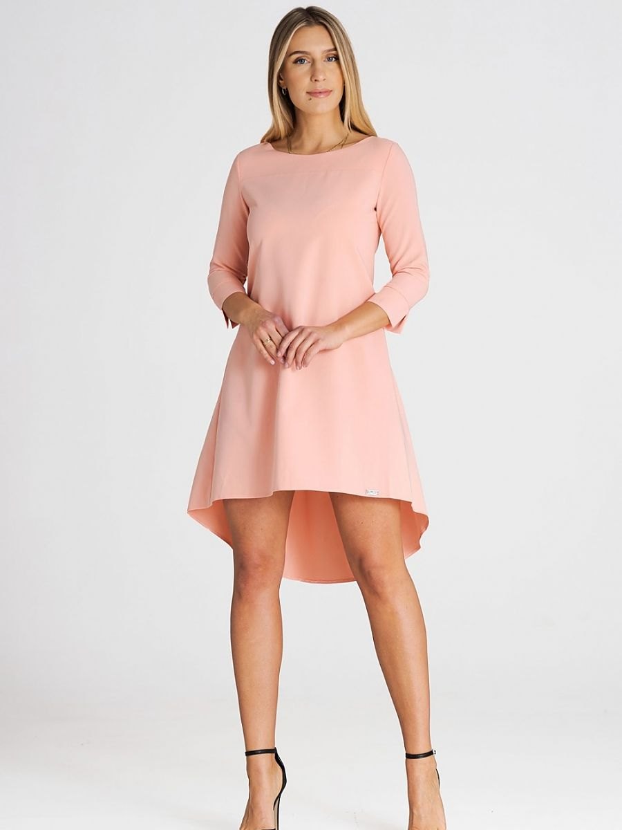 Figl asymmetrische jurk roze in Roze